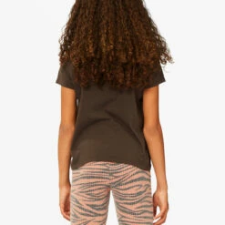 BILLABONG Girls' Give Love Boyfriend T-Shirt OFF BLACK -girls Sales Store abgzt00179 billabongw ofb bck1
