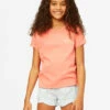 BILLABONG Girls' Since '73 Boyfriend T-Shirt SUGAR CORAL