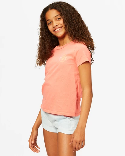 BILLABONG Girls' Since '73 Boyfriend T-Shirt SUGAR CORAL 2 BILLABONG Girls' Since '73 Boyfriend T-Shirt SUGAR CORAL - Image 2