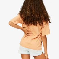 BILLABONG Girls' Moons Among Us Boyfriend T-Shirt SANDSTONE -girls Sales Store abgzt00188 billabongw sds bck1