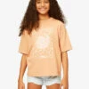 BILLABONG Girls' Moons Among Us Boyfriend T-Shirt SANDSTONE