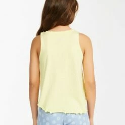 BILLABONG Girls' Blue Skies Short n' Sweet Tank Top LEMONADE 5 BILLABONG Girls' Blue Skies Short n' Sweet Tank Top LEMONADE -girls Sales Store abgzt00216 billabongw lad bck1
