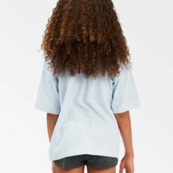 BILLABONG Girls' Billabong Palm Boyfriend T-Shirt RAIN DROP -girls Sales Store abgzt00228 billabongw rad bck1