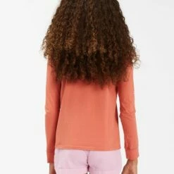 BILLABONG Girls' Way Out West Long Sleeve T-Shirt CIDER -girls Sales Store abgzt00237 billabongw mmq0 bck1