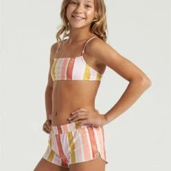 BILLABONG Girls' So Stoked Swim Short MULTI 6 BILLABONG Girls' So Stoked Swim Short MULTI -girls Sales Store g1013bso billabongw mul frt2