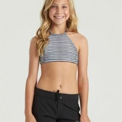 BILLABONG Girls' Night Out 4 Volley BLACK PEBBLE