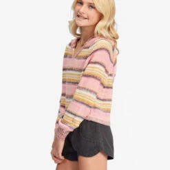 BILLABONG Girls' Mad For You Elastic Waist Shorts LIGHT CHAMBRAY 15 BILLABONG Girls' Mad For You Elastic Waist Shorts LIGHT CHAMBRAY -girls Sales Store g203jmad billabongw ofb sd1