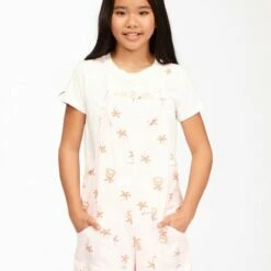 BILLABONG Girls' Running Wild Overall LIGHT CHAMBRAY 7 BILLABONG Girls' Running Wild Overall LIGHT CHAMBRAY -girls Sales Store g2113bru billabongw mdd0 frt1
