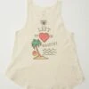 BILLABONG Girls' Waikiki Eye Left Tank Top WHITE CAP