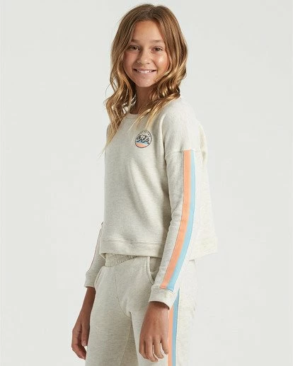 BILLABONG Girls' Cali Bear Sweatshirt ICE ATHLETIC GR 3 BILLABONG Girls' Cali Bear Sweatshirt ICE ATHLETIC GR - Image 3