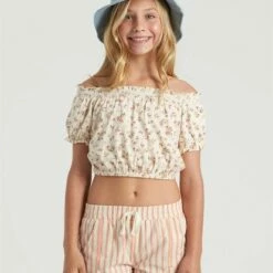 girls Sales Store 13 BILLABONG Girls' Sweet Song Top WHITECAP
