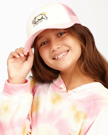 BILLABONG Girls' Pitstop Trucker Hat SOFT PINK 1 BILLABONG Girls' Pitstop Trucker Hat SOFT PINK