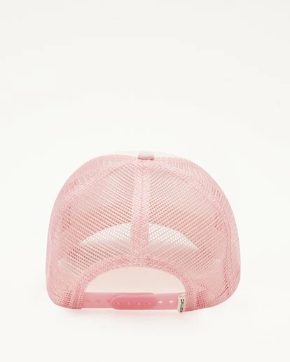 BILLABONG Girls' Pitstop Trucker Hat SOFT PINK 5 BILLABONG Girls' Pitstop Trucker Hat SOFT PINK - Image 5