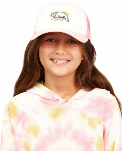BILLABONG Girls' Pitstop Trucker Hat SOFT PINK 2 BILLABONG Girls' Pitstop Trucker Hat SOFT PINK - Image 2