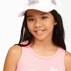 BILLABONG Girls' Ohana Trucker Hat LIT UP LILAC -girls Sales Store gahwqboh billabongm scs frt1
