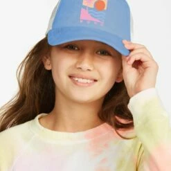 BILLABONG Girls' Ohana Trucker Hat LIT UP LILAC