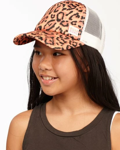 BILLABONG Girls' Shenanigans Trucker Hat PINK LADY 5 BILLABONG Girls' Shenanigans Trucker Hat PINK LADY - Image 5