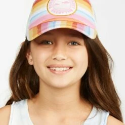 BILLABONG Girls' Shenanigans Trucker Hat PINK LADY