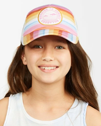 BILLABONG Girls' Shenanigans Trucker Hat PINK LADY 1 BILLABONG Girls' Shenanigans Trucker Hat PINK LADY