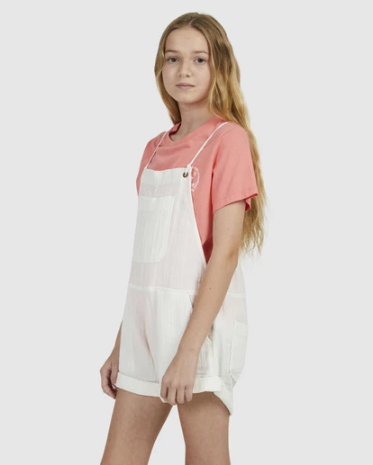 BILLABONG Girls' Montana Onesie Romper OFF BLACK 4 BILLABONG Girls' Montana Onesie Romper OFF BLACK - Image 4