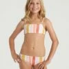 BILLABONG Girls' So Stoked Bralette Bikini Set MULTI
