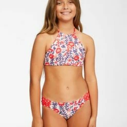 BILLABONG Girls' Free Babe Hi Neck MULTI