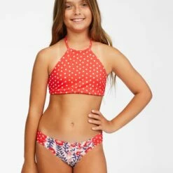 BILLABONG Girls' Free Babe Hi Neck MULTI -girls Sales Store y2212bfr billabongw mul frt2