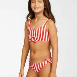 BILLABONG Girls' Free Babe Knotted Tank RAD RED -girls Sales Store y2222bfr billabongw rdd sd1